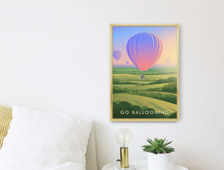 Go Ballooning Travel Poster