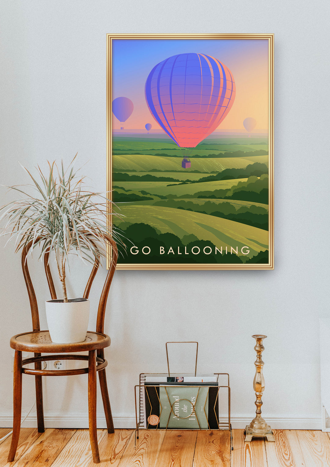 Go Ballooning Travel Poster