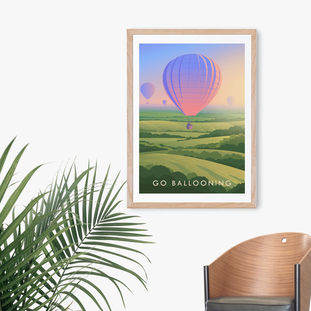 Go Ballooning Travel Poster