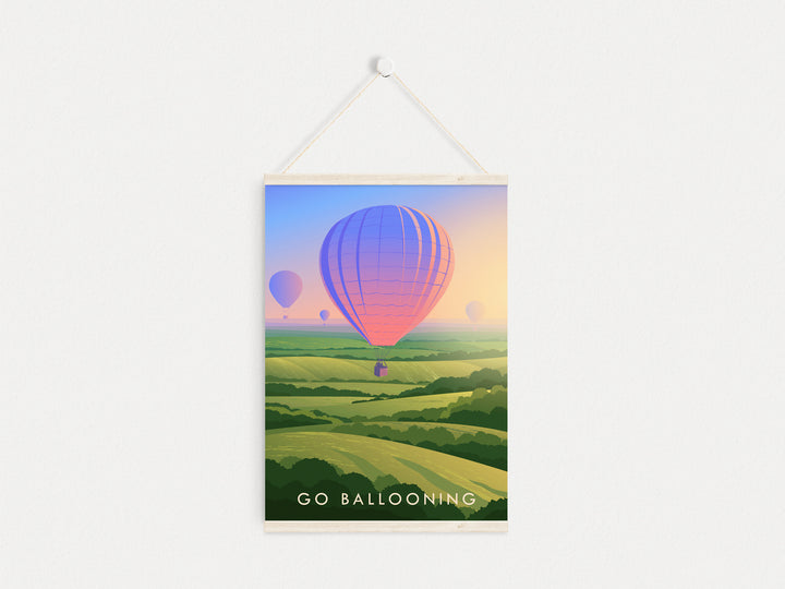 Go Ballooning Travel Poster