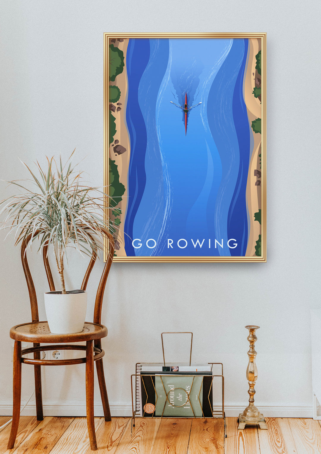 Go Rowing Travel Poster