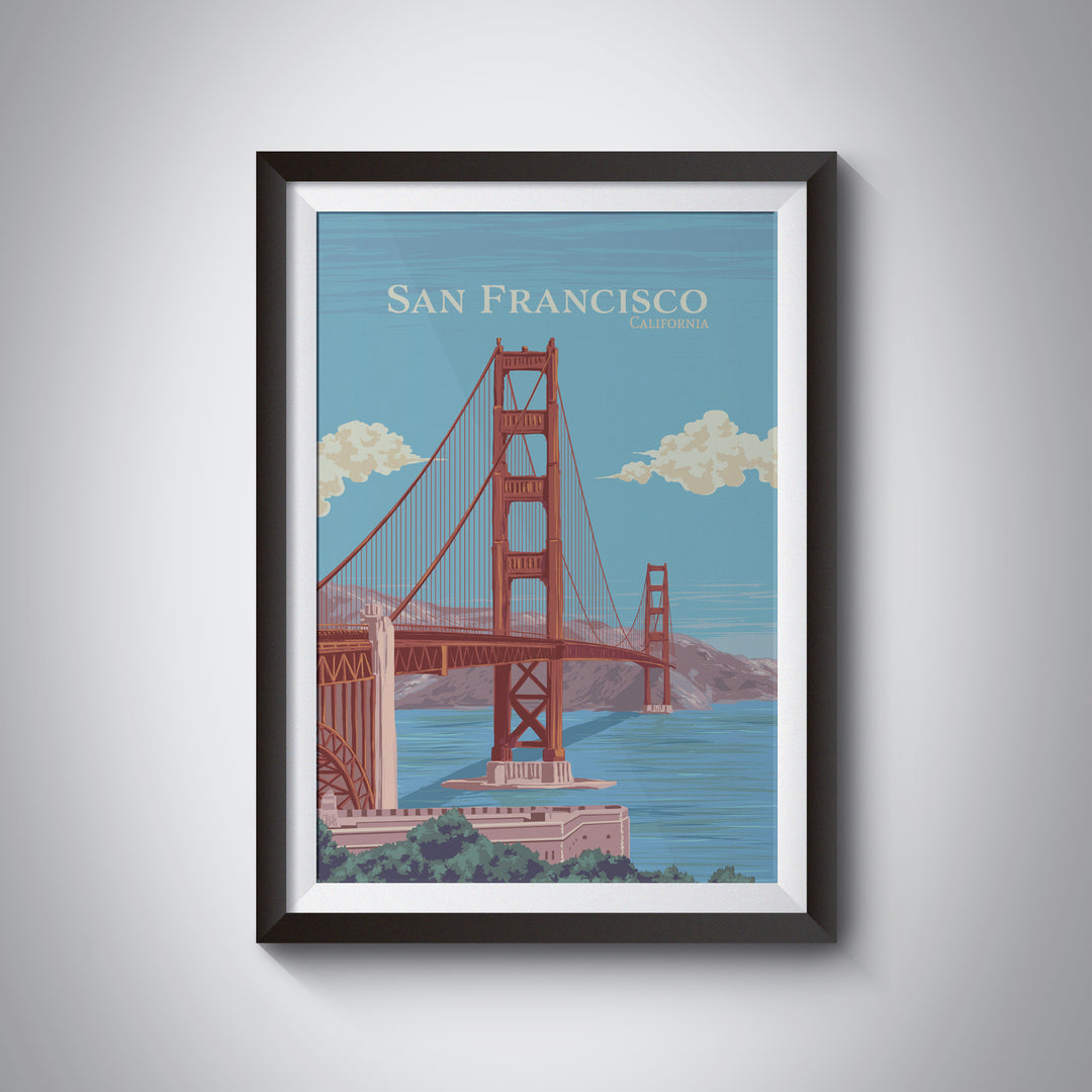 San Francisco Travel Poster