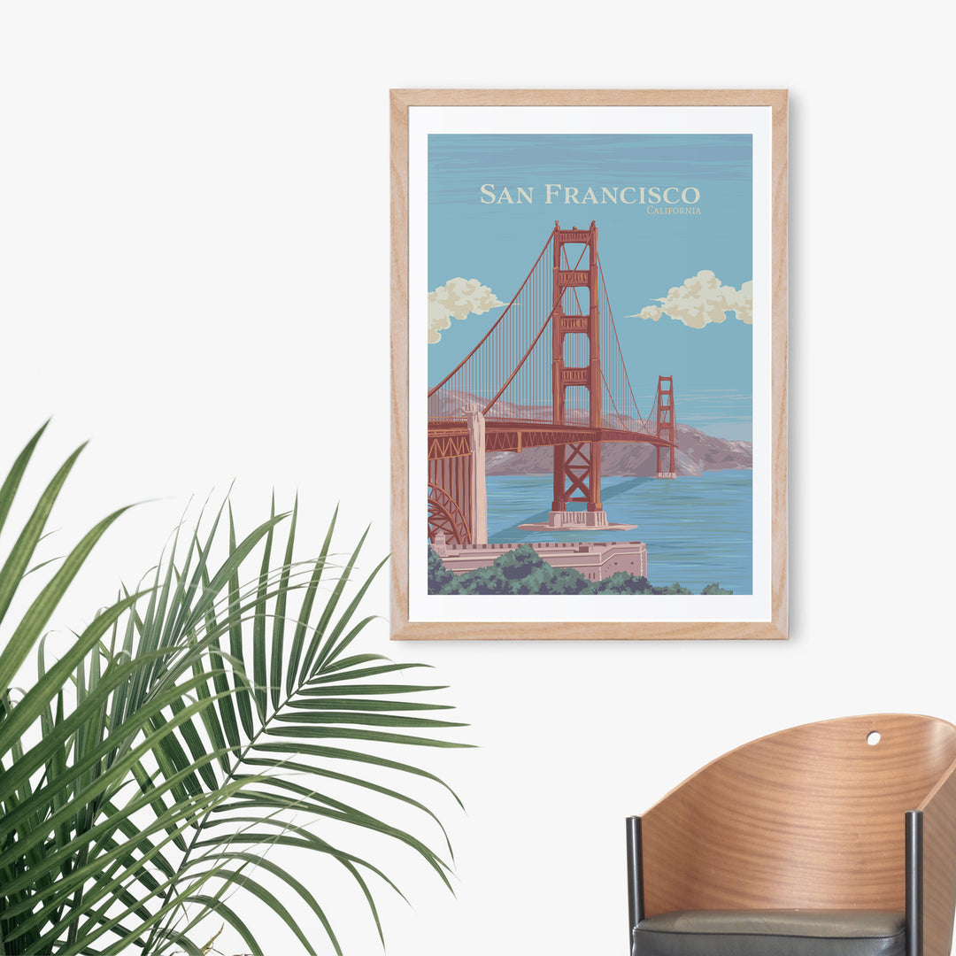 San Francisco Travel Poster