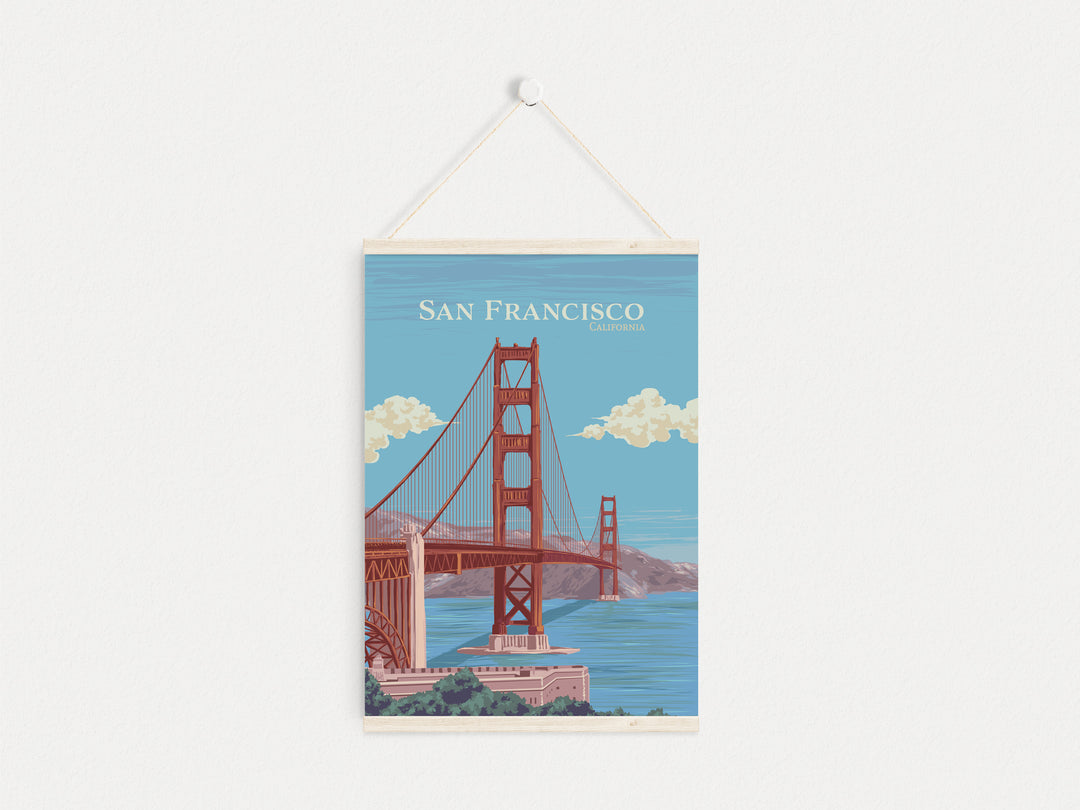 San Francisco Travel Poster