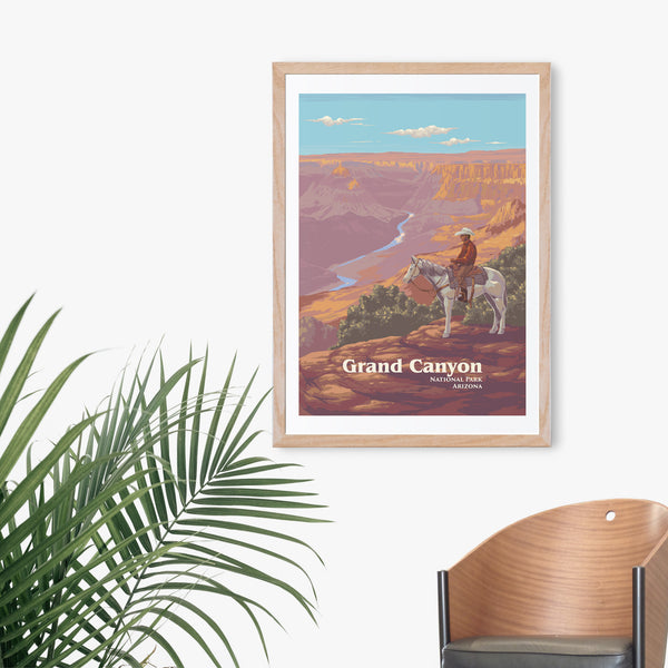 Grand Canyon National Park Travel Poster
