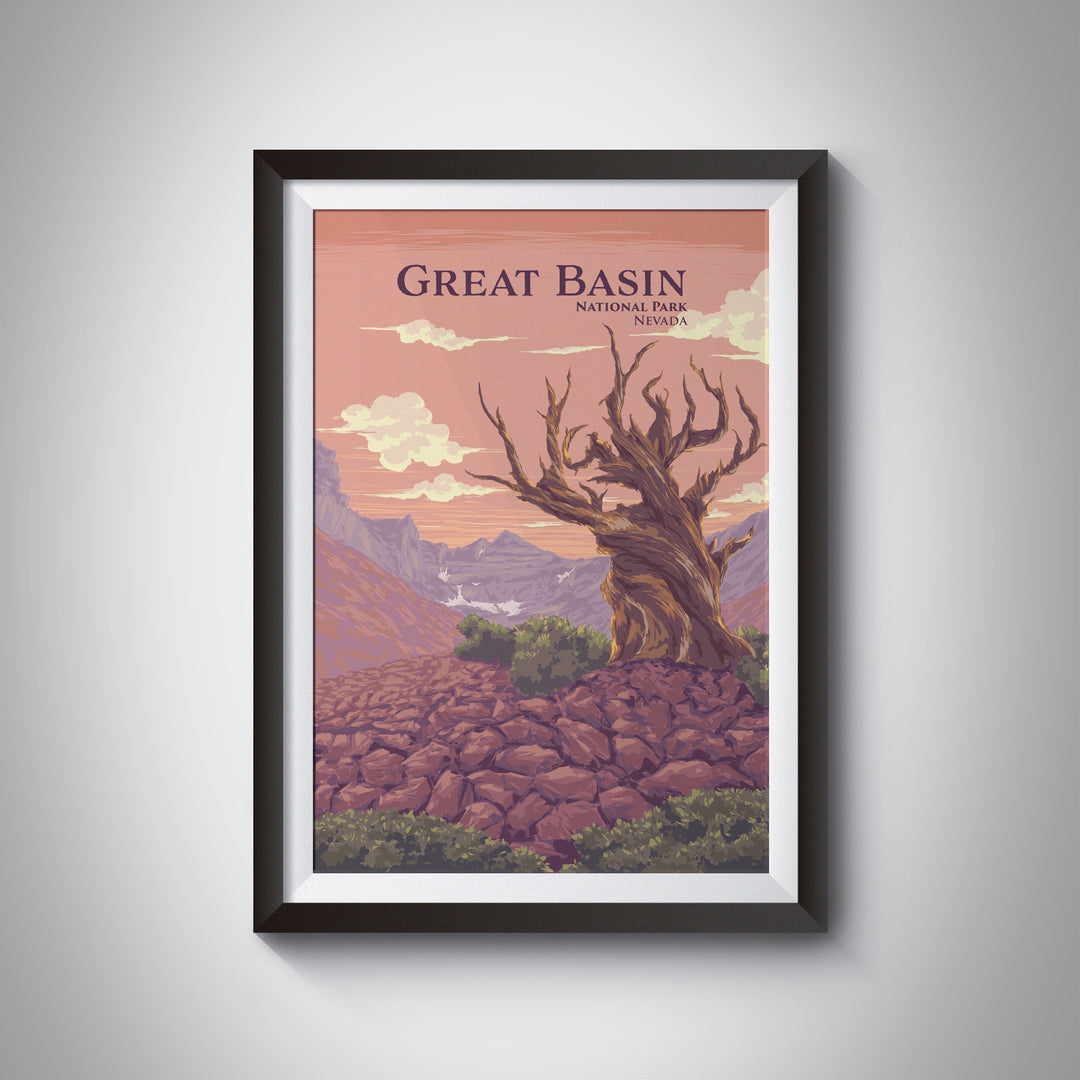 Great Basin National Park Travel Poster