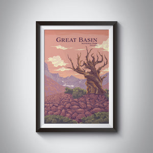Great Basin National Park Travel Poster