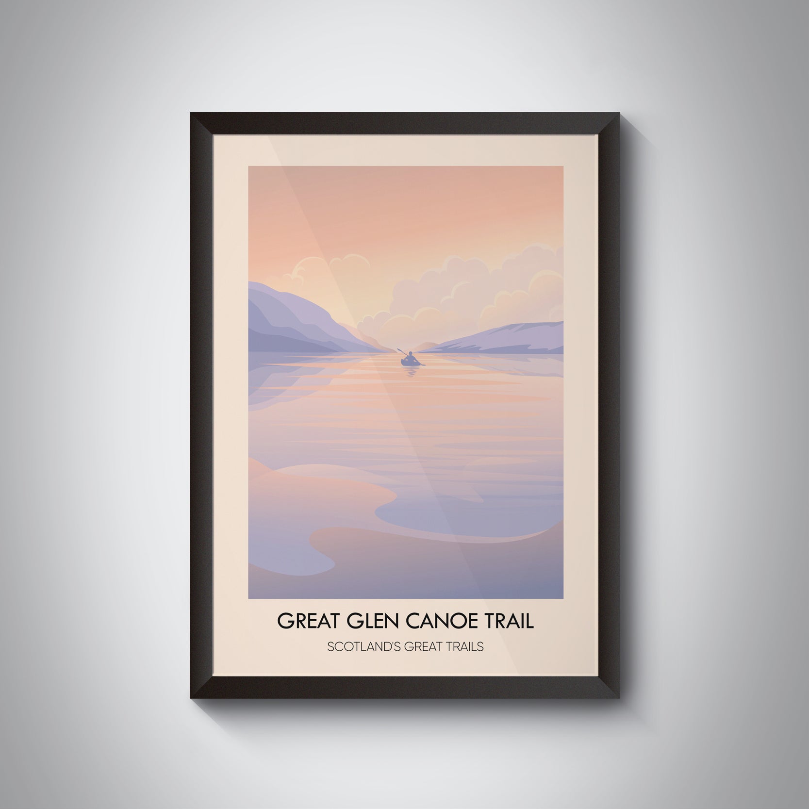 Great Glen Canoe Trail Scotland's Great Trails Poster