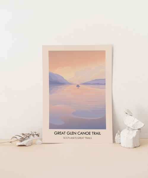 Great Glen Canoe Trail Scotland's Great Trails Poster