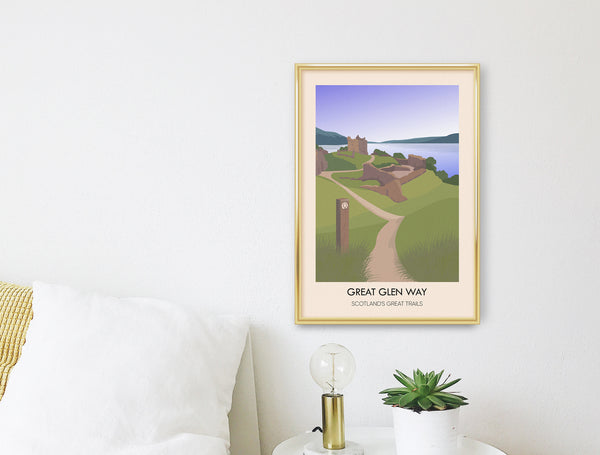 Great Glen Way Scotland's Great Trails Poster