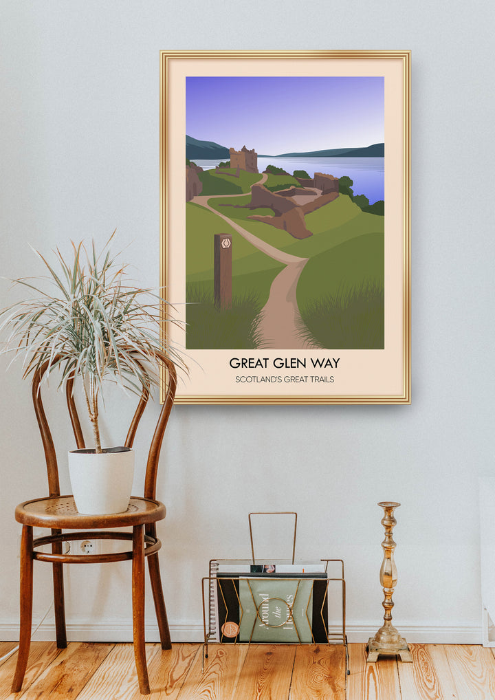 Great Glen Way Scotland's Great Trails Poster