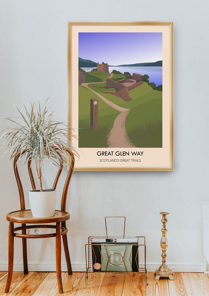 Great Glen Way Scotland's Great Trails Poster