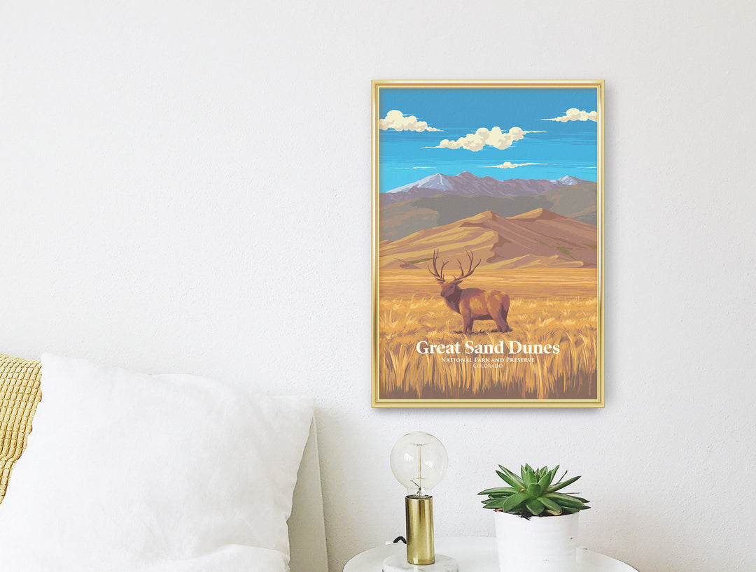 Great Sand Dunes National Park Travel Poster