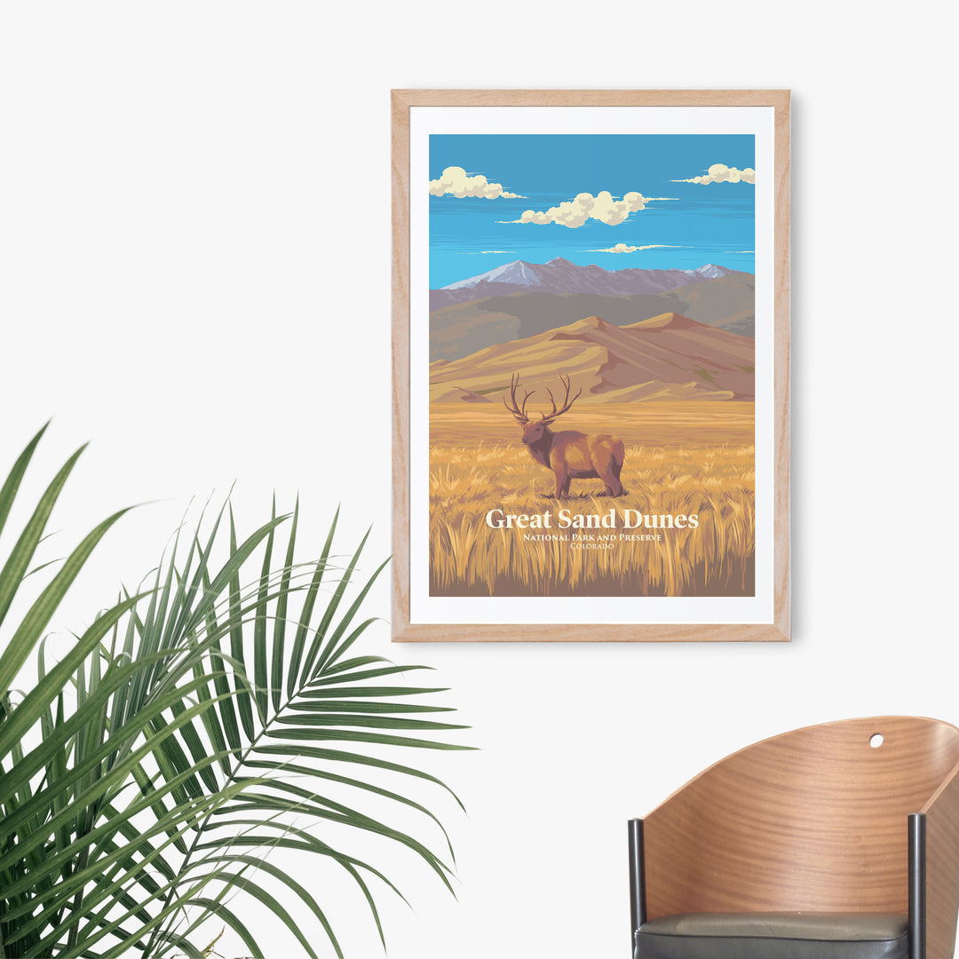 Great Sand Dunes National Park Travel Poster