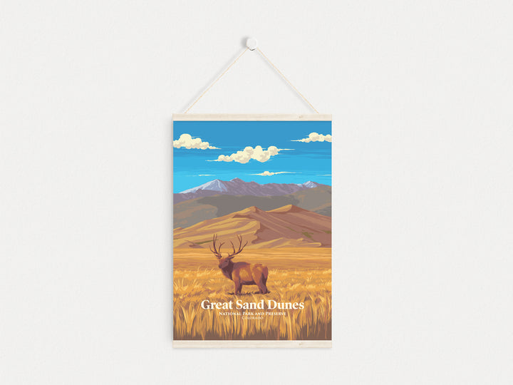 Great Sand Dunes National Park Travel Poster