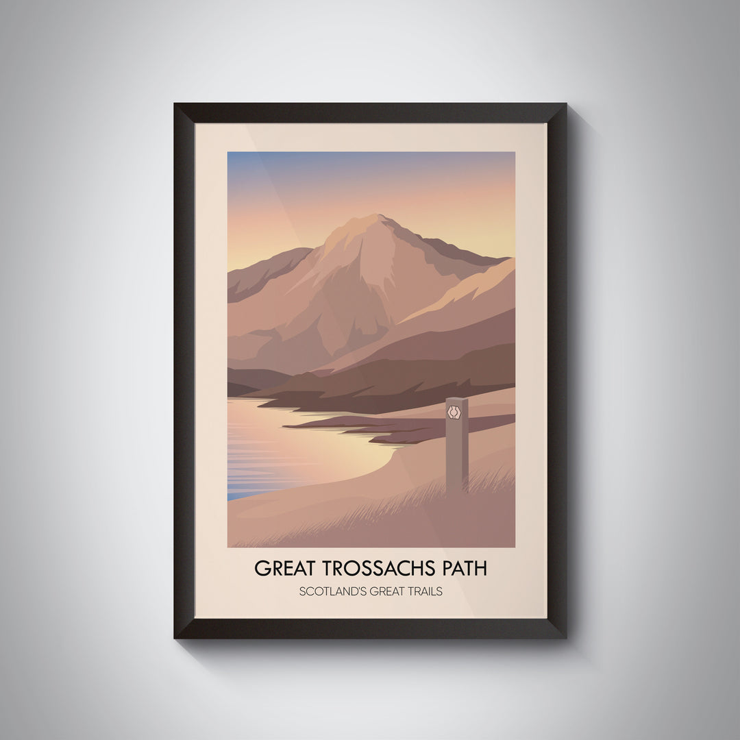 Great Trossachs Path Scotland's Great Trails Poster