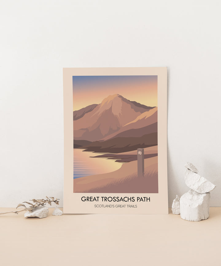 Great Trossachs Path Scotland's Great Trails Poster