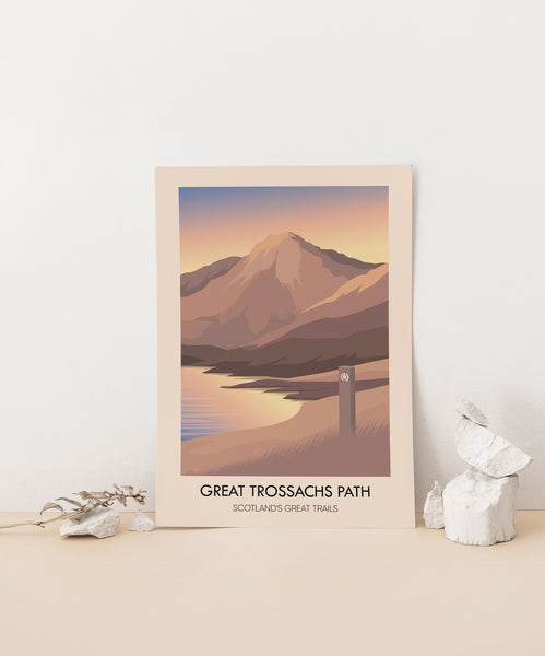Great Trossachs Path Scotland's Great Trails Poster