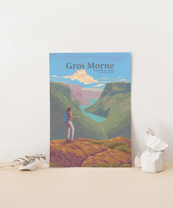 Gros Morne National Park, Newfoundland Canada Travel Poster