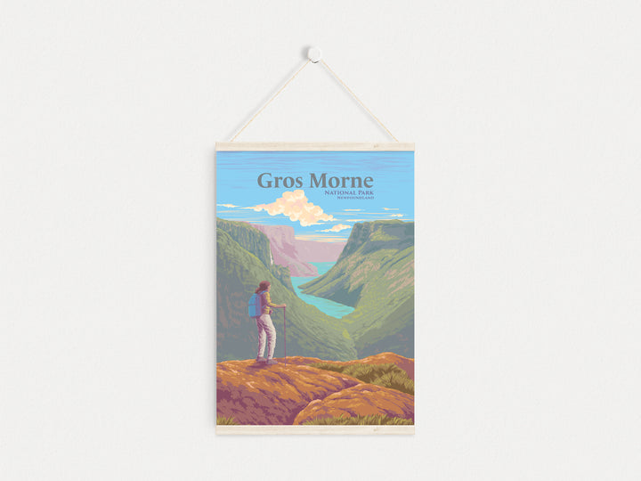 Gros Morne National Park, Newfoundland Canada Travel Poster