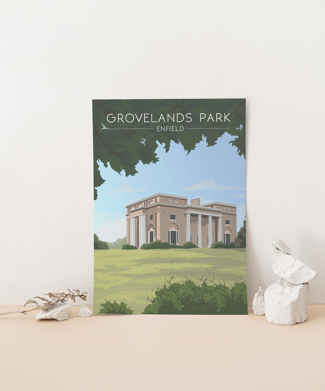 Grovelands Park Travel Poster