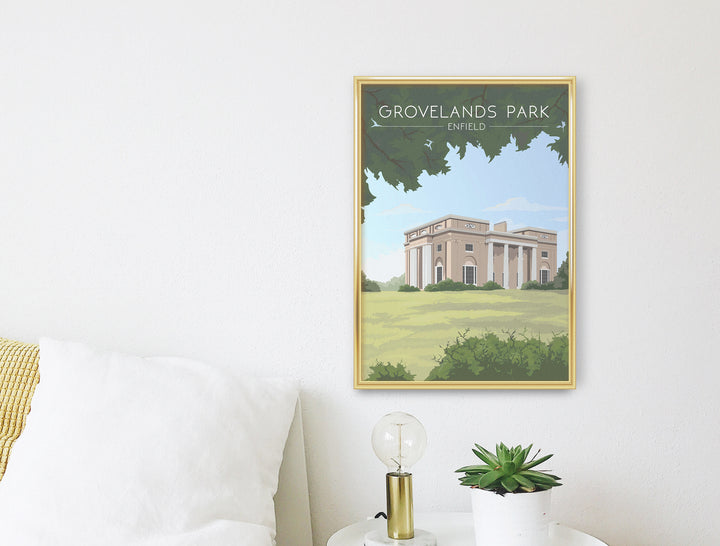 Grovelands Park Travel Poster