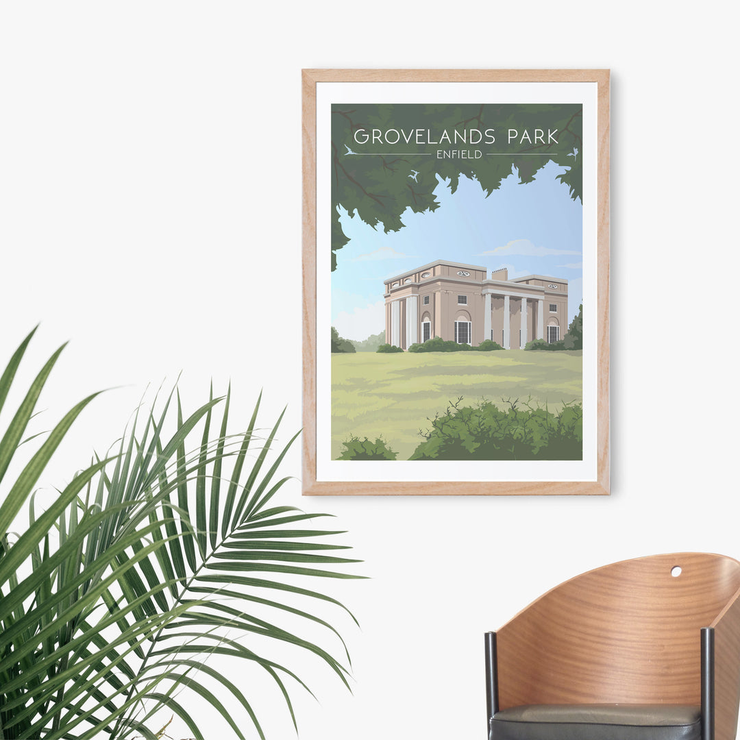 Grovelands Park Travel Poster