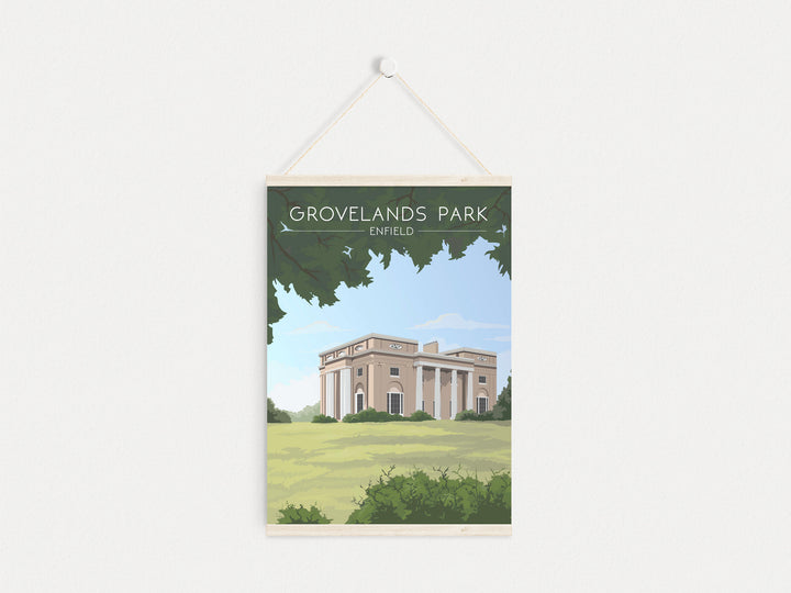 Grovelands Park Travel Poster