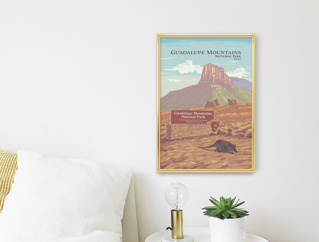 Guadalupe Mountains National Park Travel Poster