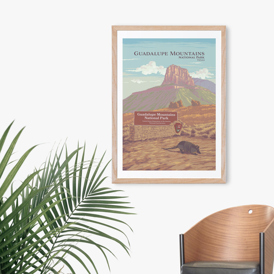 Guadalupe Mountains National Park Travel Poster