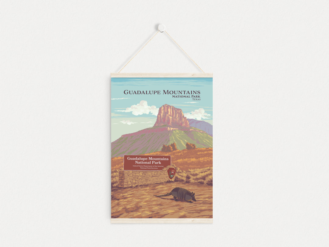 Guadalupe Mountains National Park Travel Poster