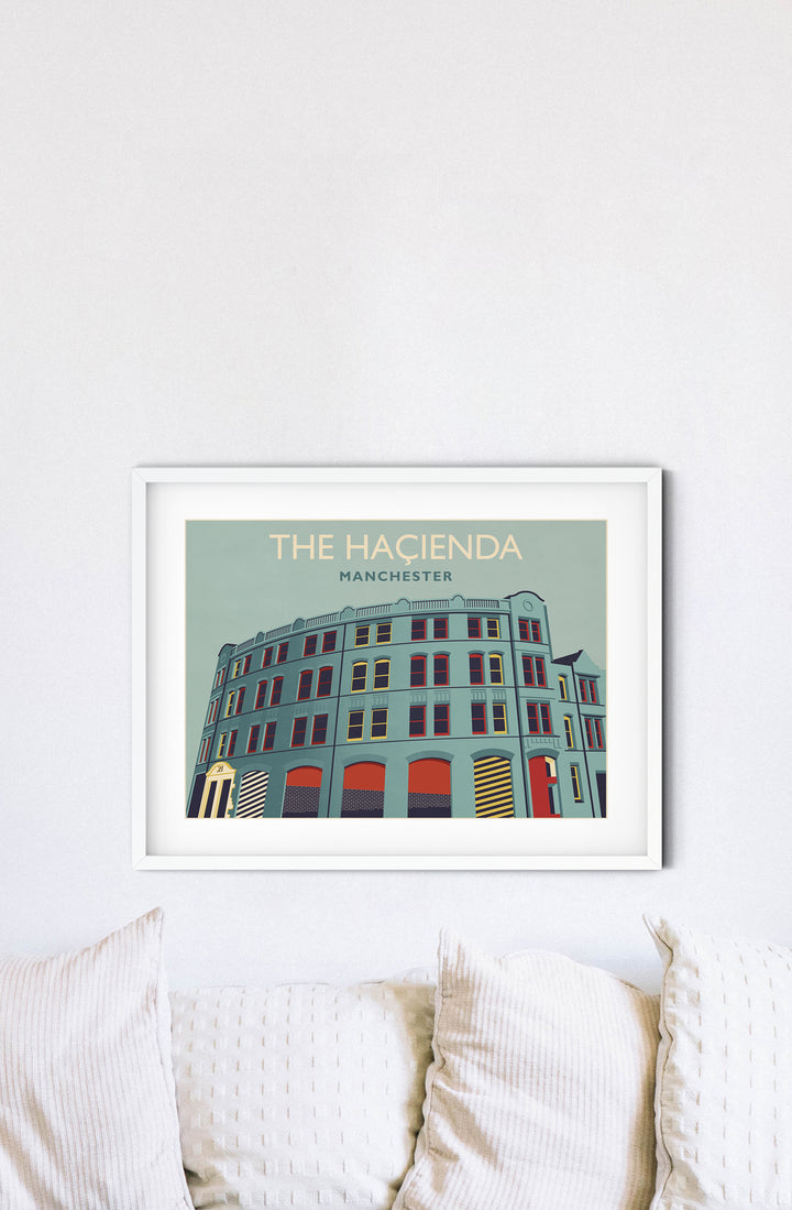 Hacienda Manchester Travel Poster