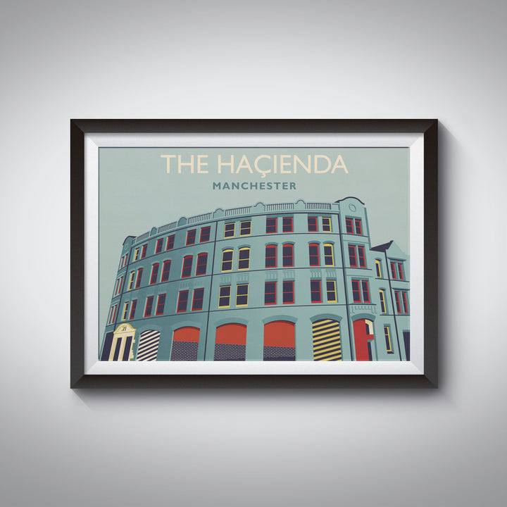 Hacienda Manchester Travel Poster