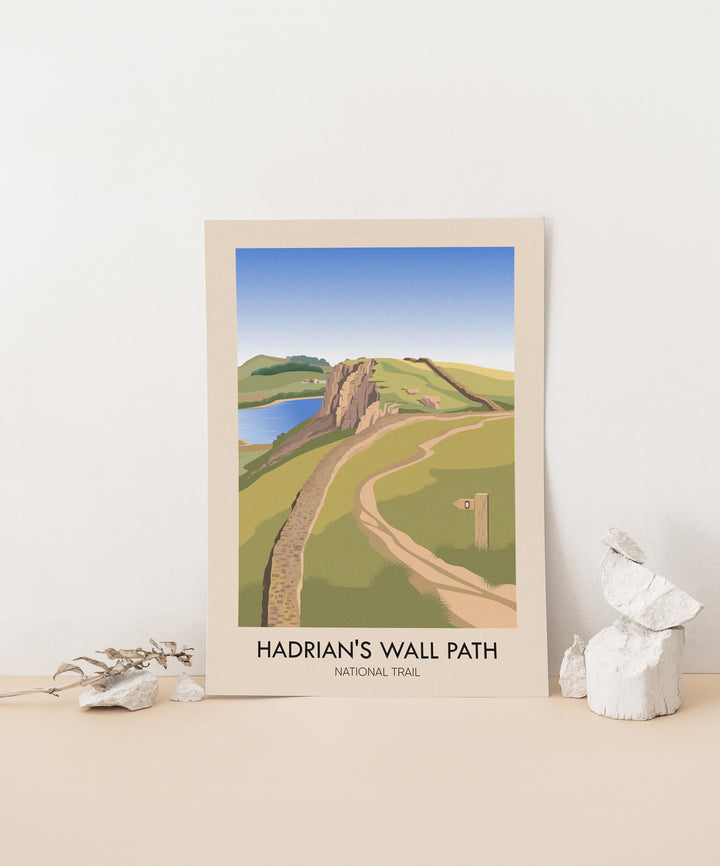 Hadrian's Wall Path National Trail Travel Poster