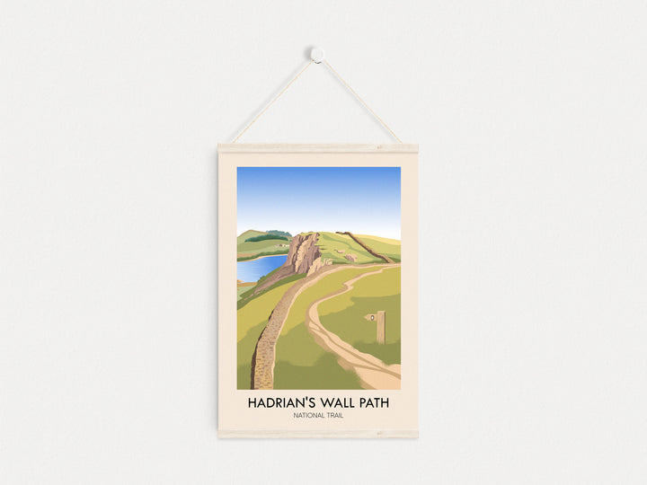 Hadrian's Wall Path National Trail Travel Poster