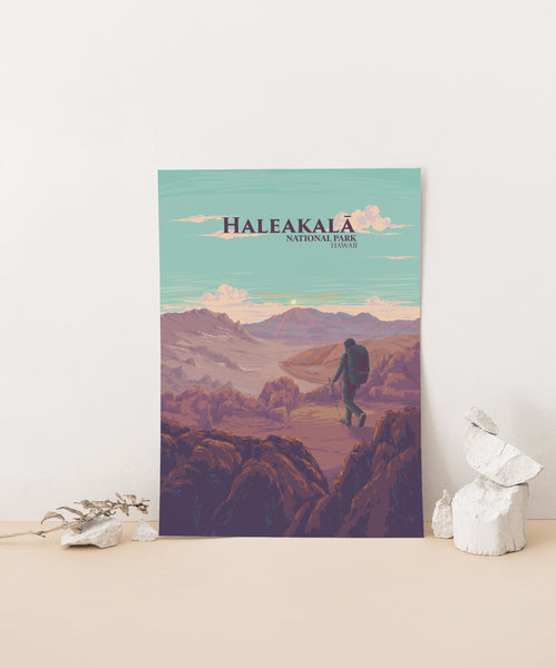 Haleakalā National Park Travel Poster