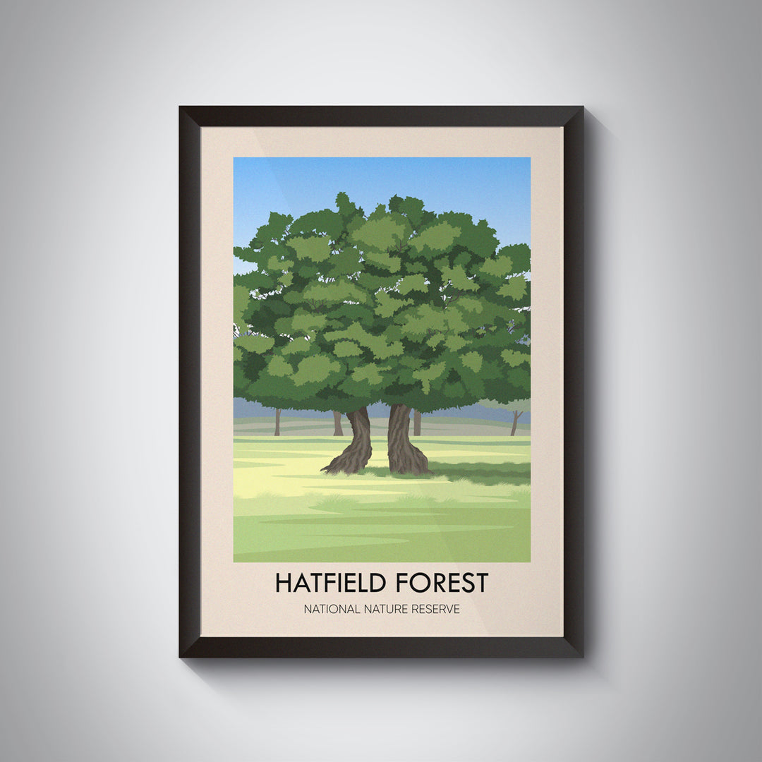 Hatfield Forest Travel Poster