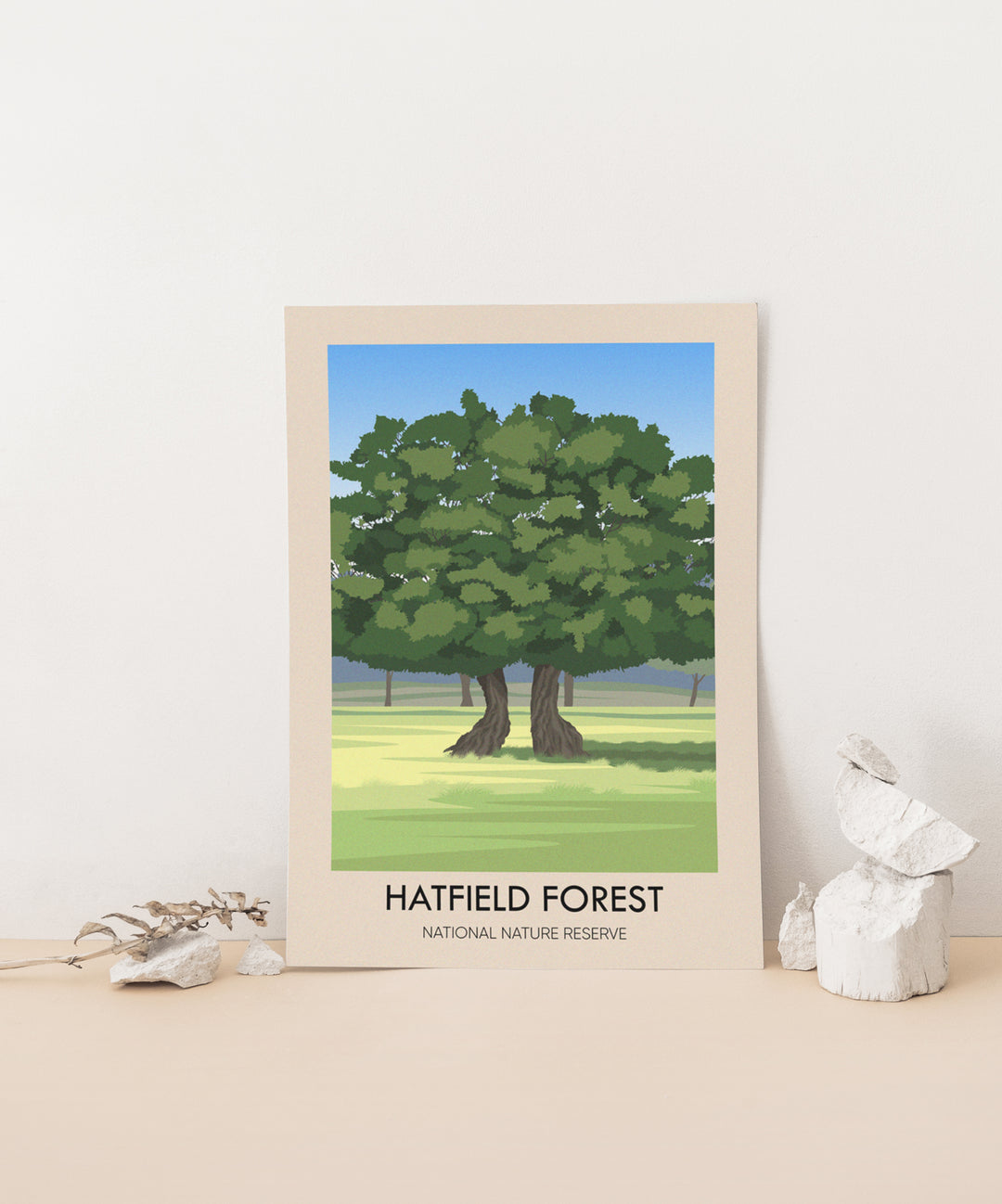 Hatfield Forest Travel Poster