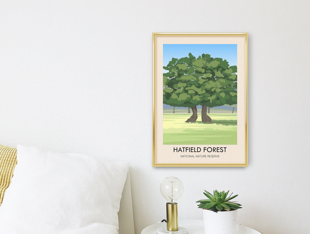 Hatfield Forest Travel Poster