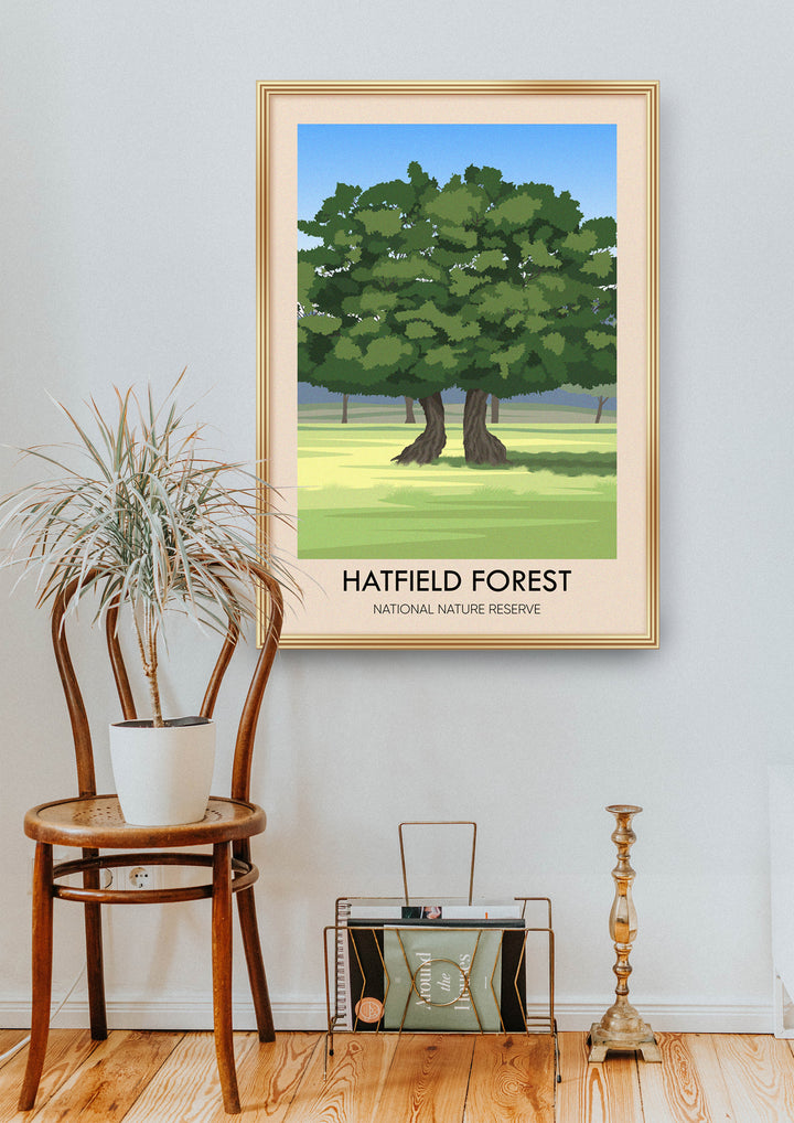 Hatfield Forest Travel Poster