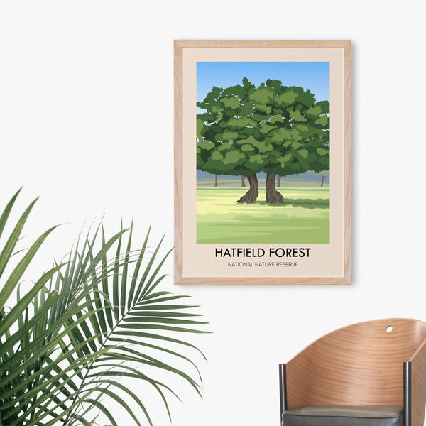 Hatfield Forest Travel Poster