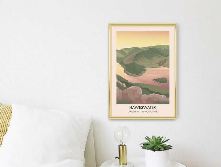 Haweswater Lake District Travel Poster