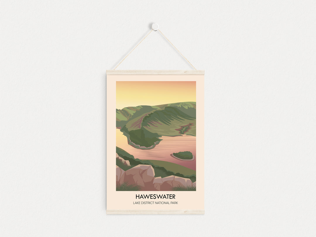 Haweswater Lake District Travel Poster