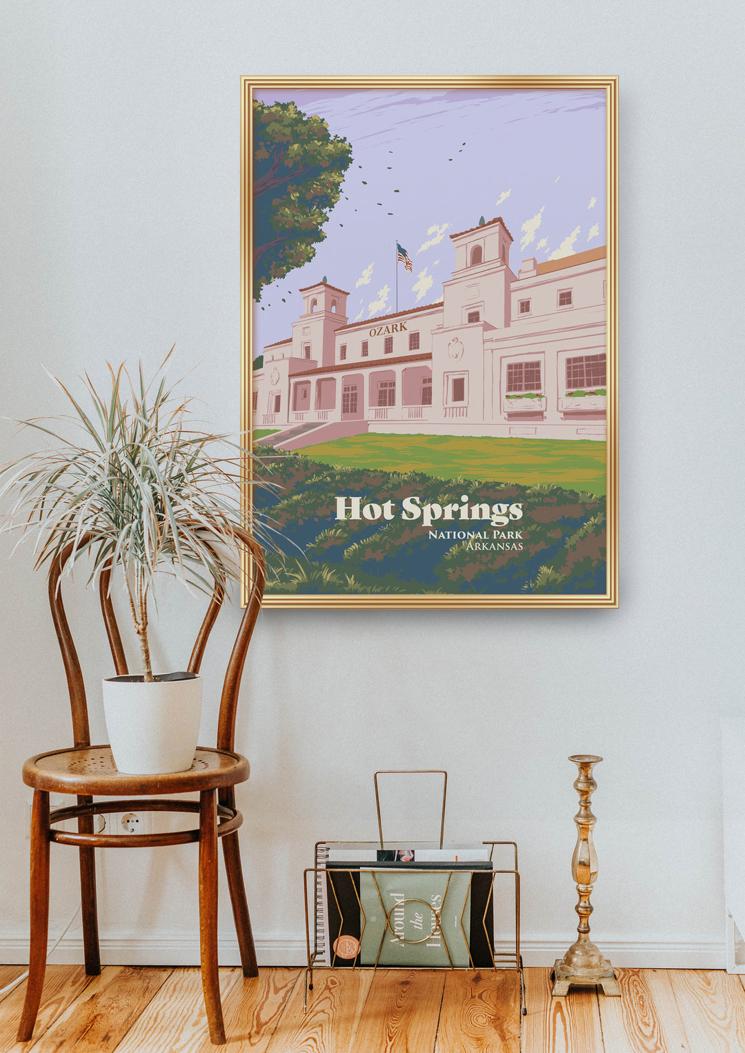 Hot Springs National Park Travel Poster