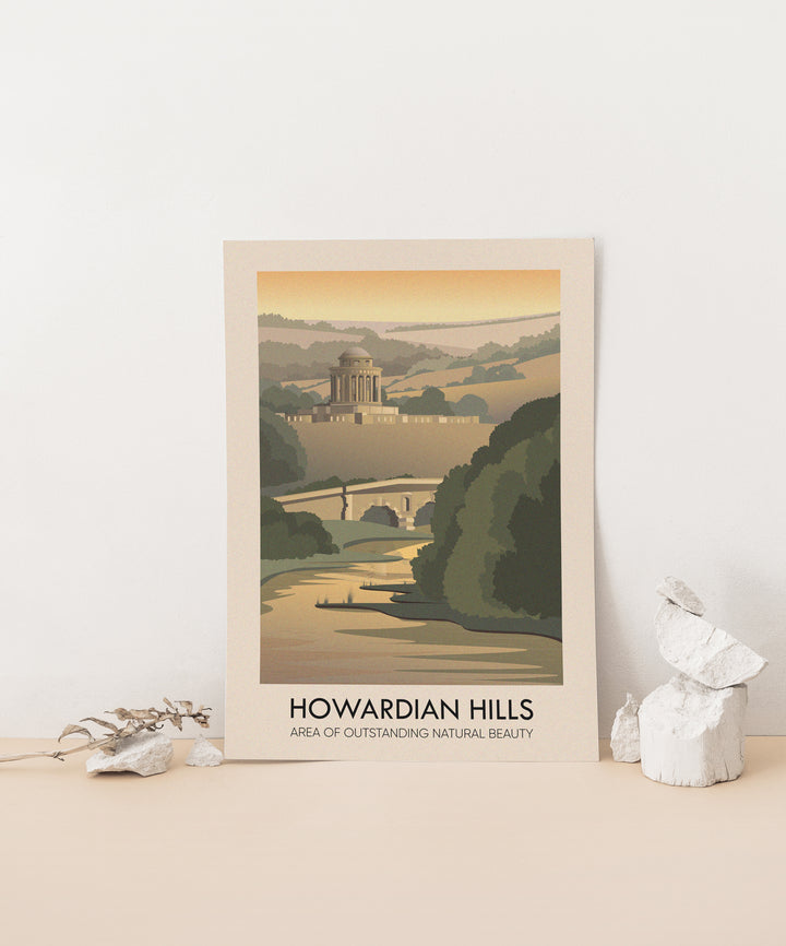 Howardian Hills AONB Travel Poster