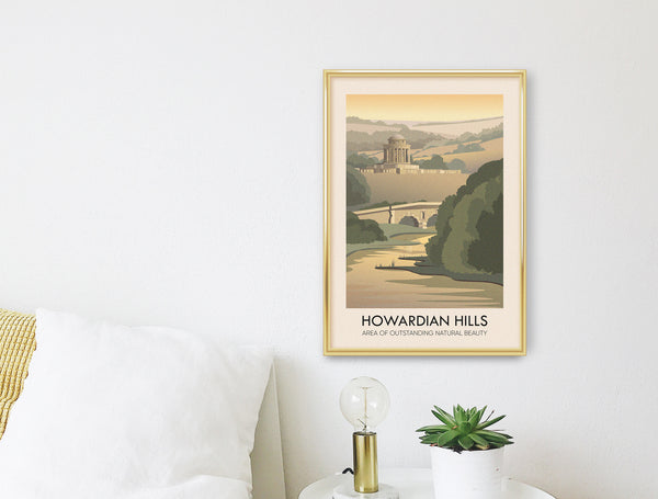 Howardian Hills AONB Travel Poster