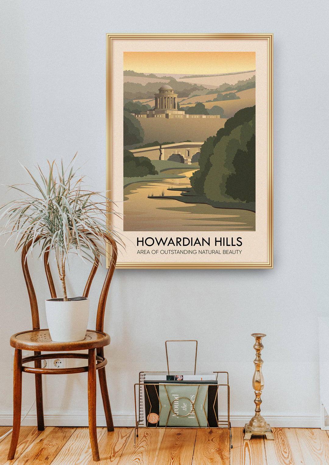 Howardian Hills AONB Travel Poster