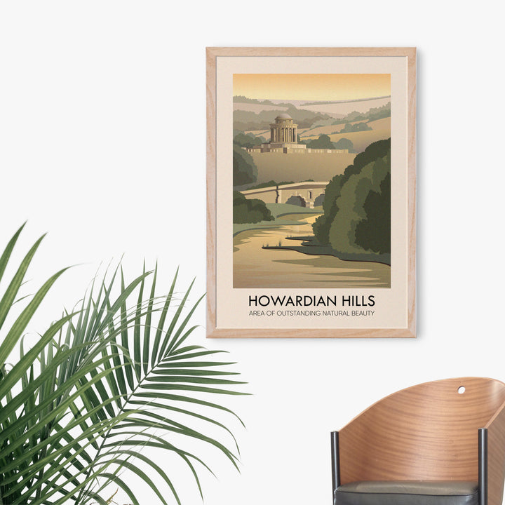 Howardian Hills AONB Travel Poster