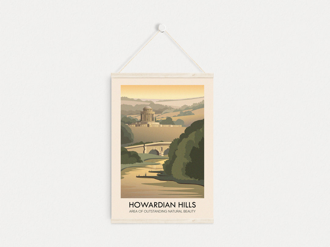 Howardian Hills AONB Travel Poster