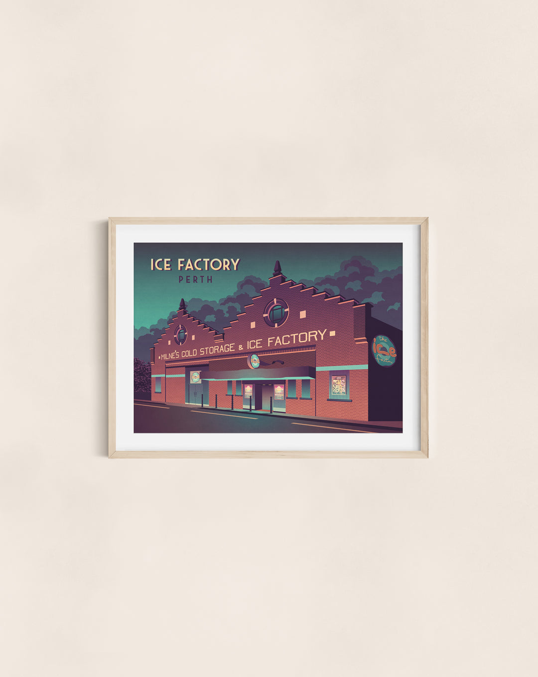 Ice Factory Perth Nightclub Travel Poster